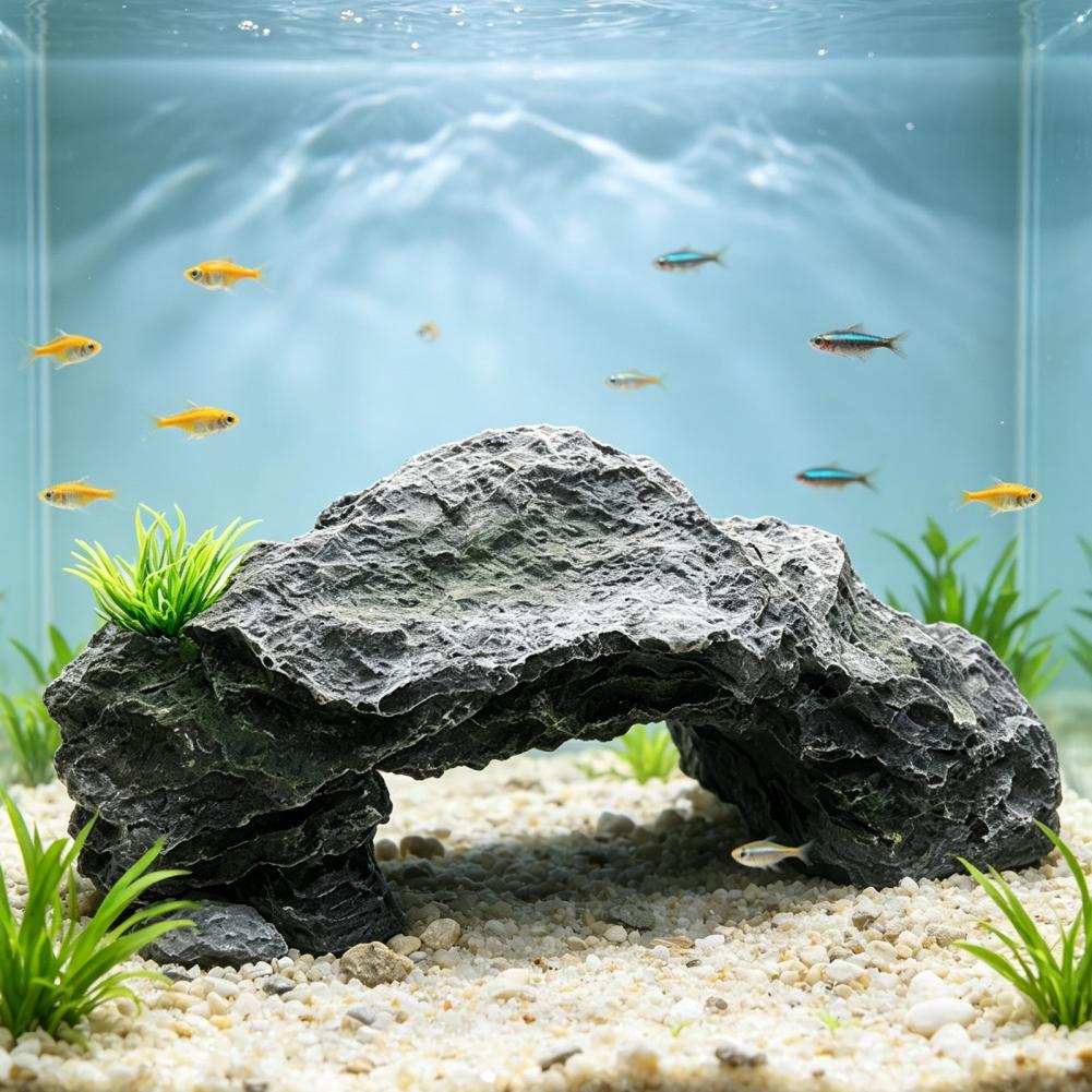 Aquarium Marine Rock - Cueva de Roca Artificial para Acuario,