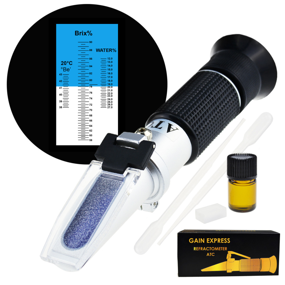 Marine Aquarium Refractometer - Refractómetro de Miel 3 en 1,