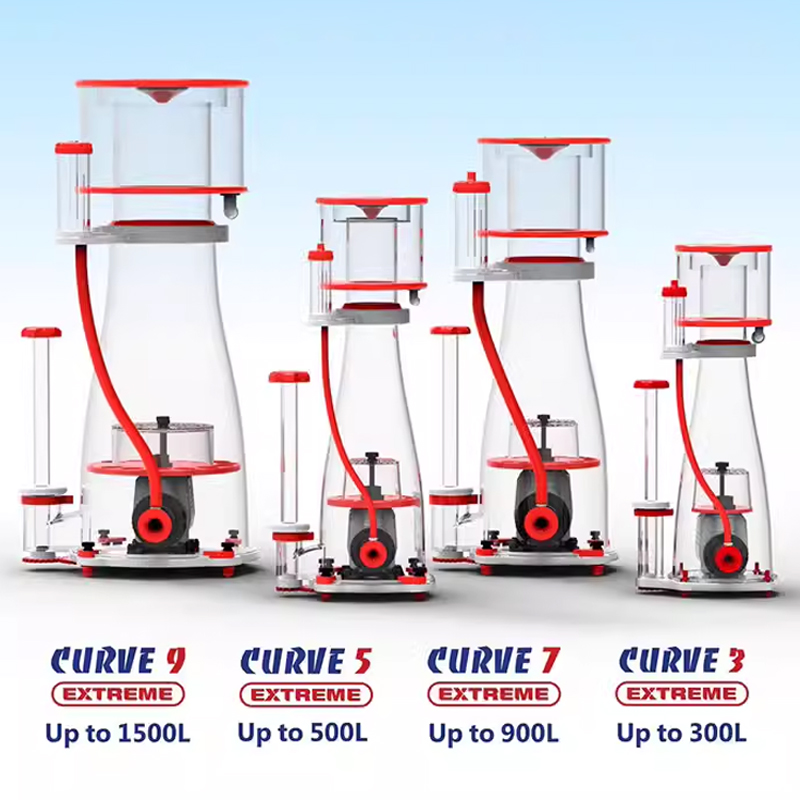 Marine Aquarium Protein Skimmer - 220-240V 50Hz burbuja mago curva extrema