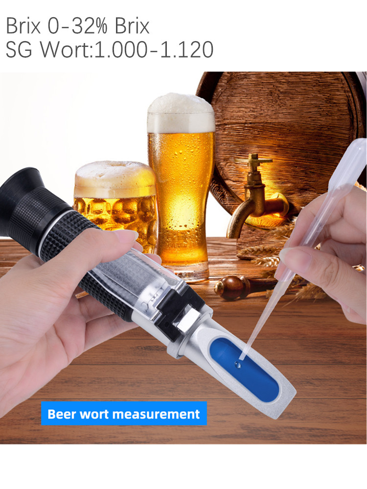 Marine Aquarium Refractometer - Refractómetro Brix de cerveza de mano,