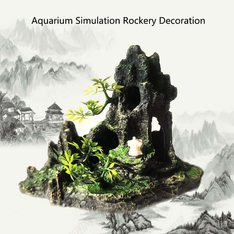 Decoración de montaña de roca  - Aquarium Marine Rock reseña y precio