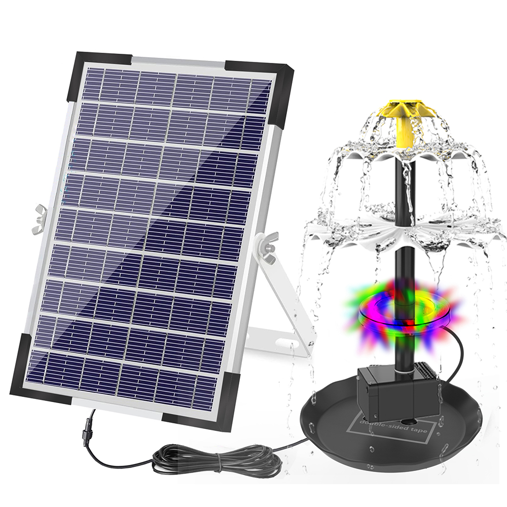 Bomba de Fuente Solar para bañ - Marine Aquarium Equipment reseña y precio