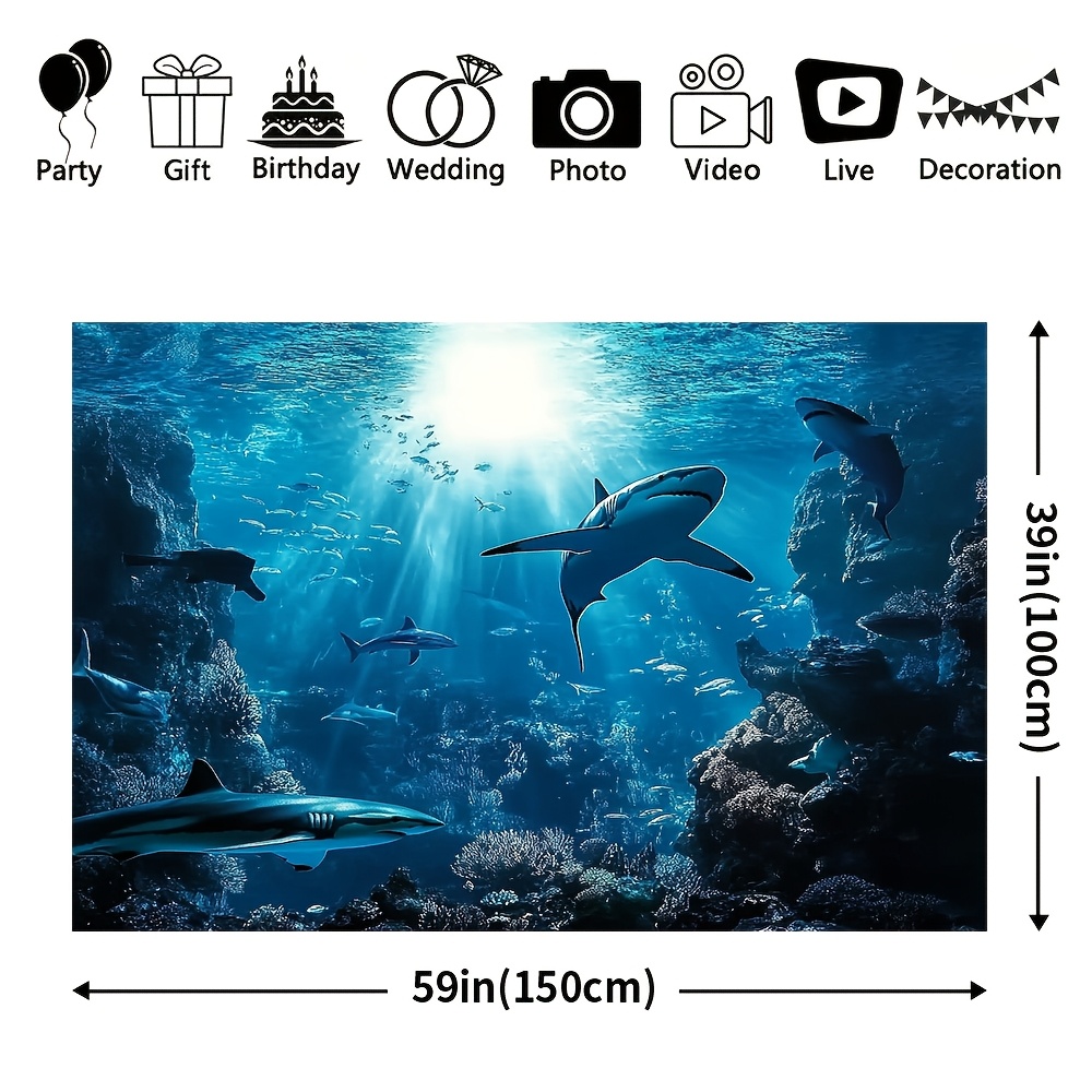 Impresionante Tapiz de Pared c - Aquarium Blue Marine reseña y precio