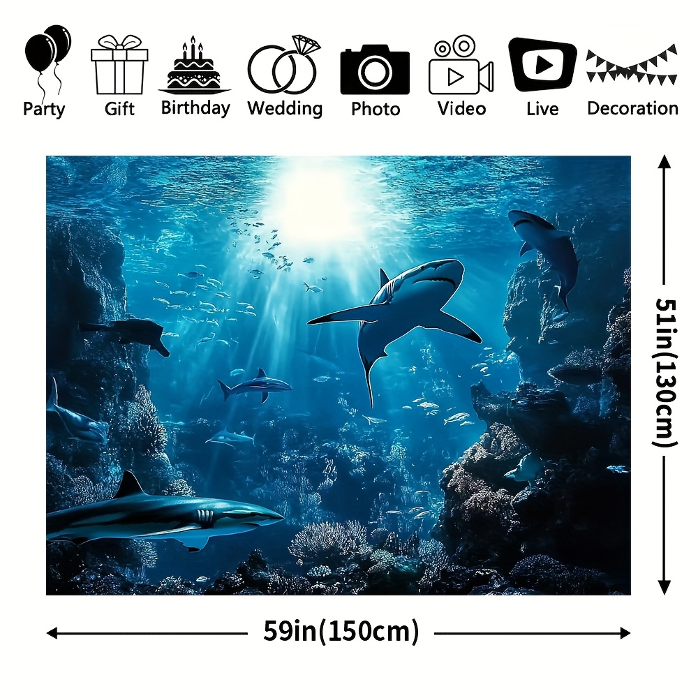 Impresionante Tapiz de Pared c - Aquarium Blue Marine reseña y precio