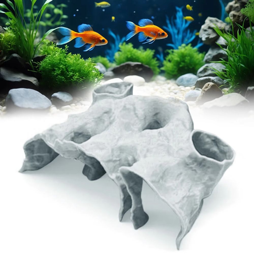 Divertido Adorno para Pecera c - Aquarium Marine Rock reseña y precio