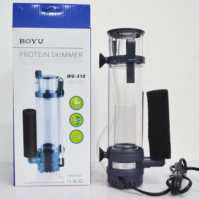 Filtro de Proteínas BOYU de 6W - Marine Aquarium Protein Skimmer reseña y precio