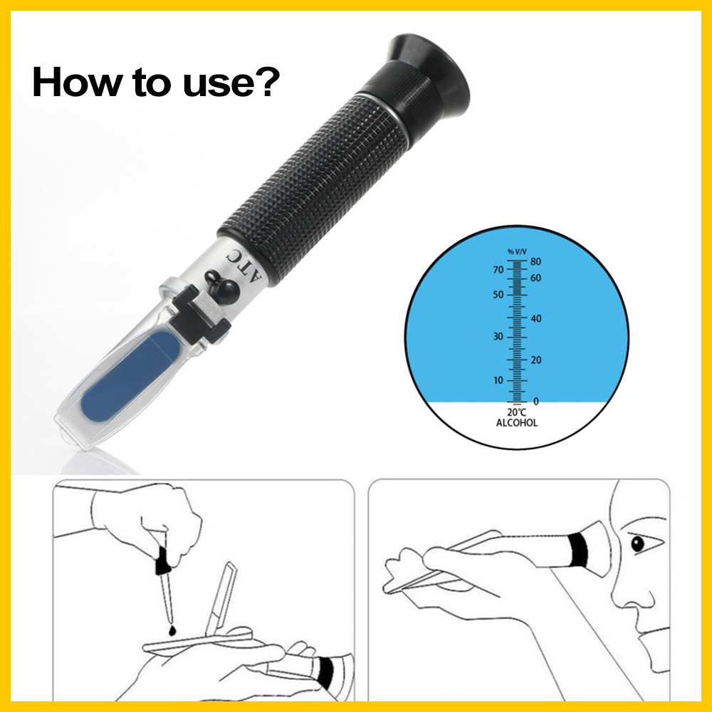 RZ-refractómetro de Alcohol, m - Marine Aquarium Refractometer reseña y precio